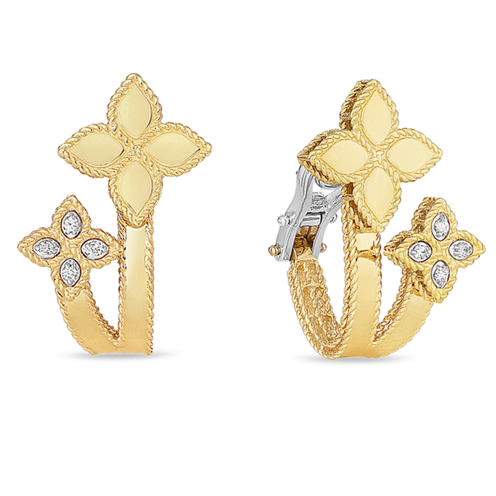 Серьги Roberto Coin Princess Flower Серьги Roberto Coin Princess Flower