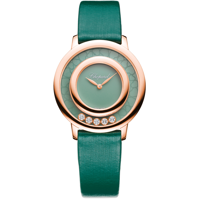 Часы Chopard Happy Diamonds Icons Round Green Agate