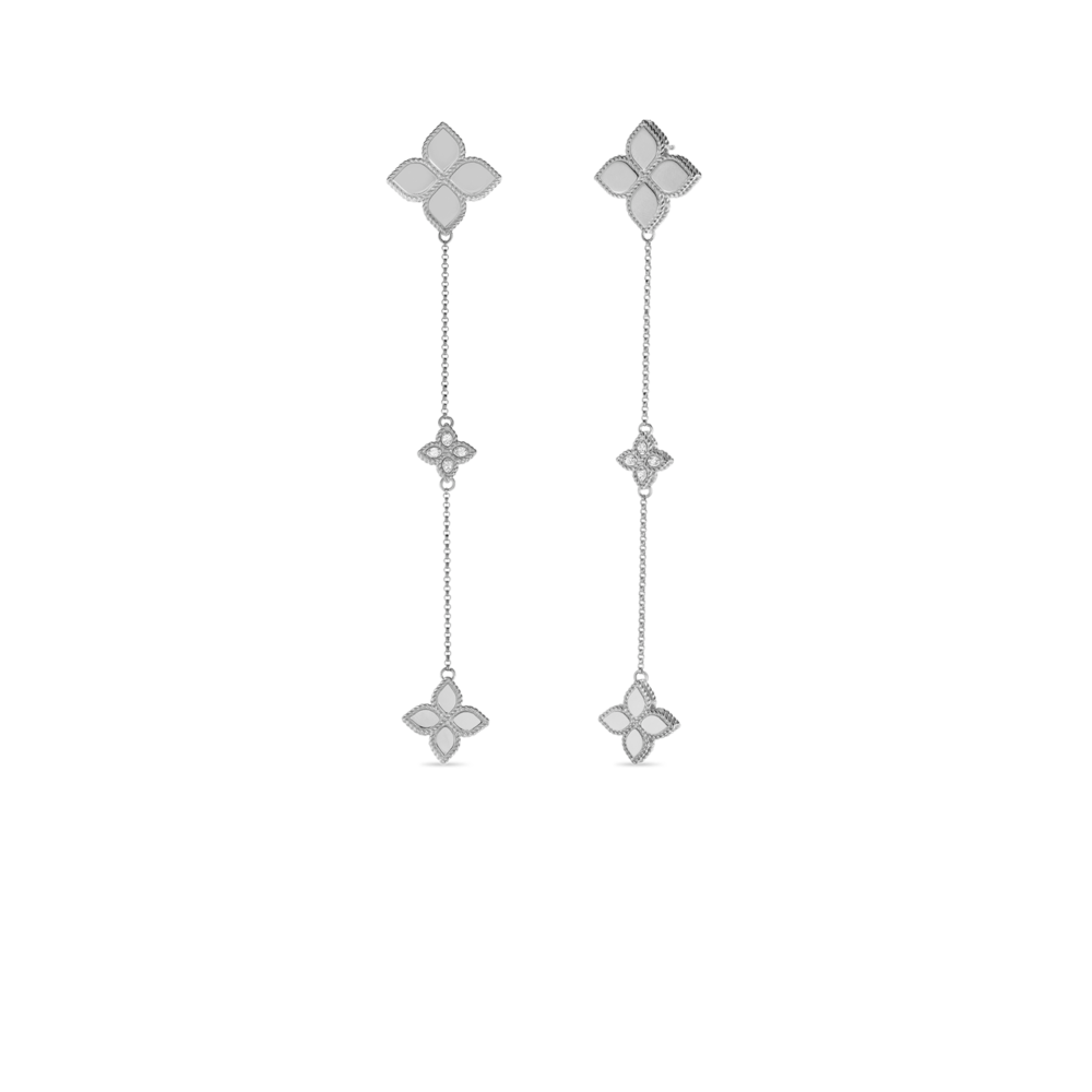 Серьги Roberto Coin Princess Flower