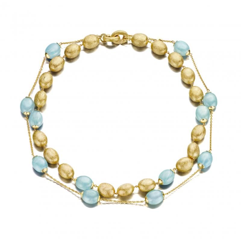 Колье Nanis Dancing in the rain Aquamarine