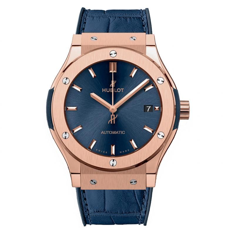 Часы Hublot Classic Fusion King Gold Blue