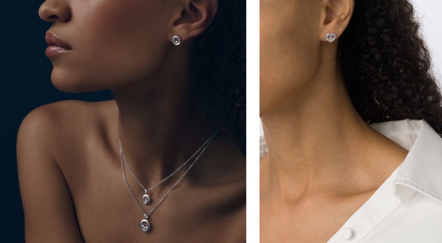 Пусеты из коллекции Happy Diamonds от Chopard