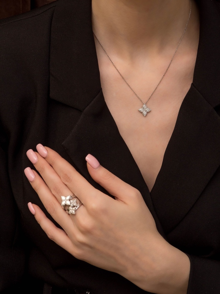 Кольцо Roberto Coin Princess Flower