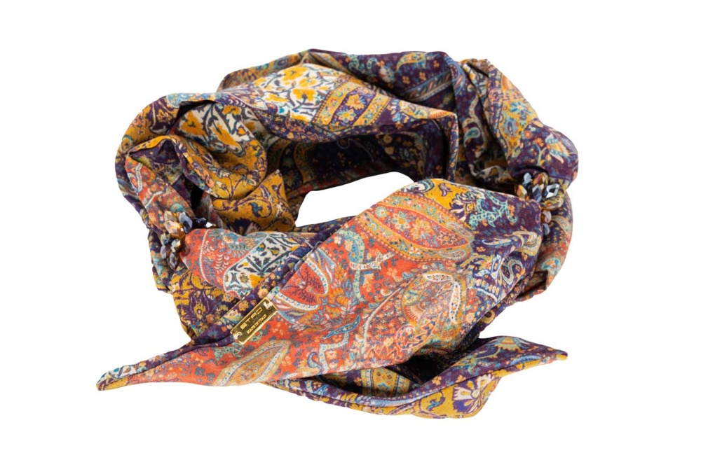 Шарф ETRO камни