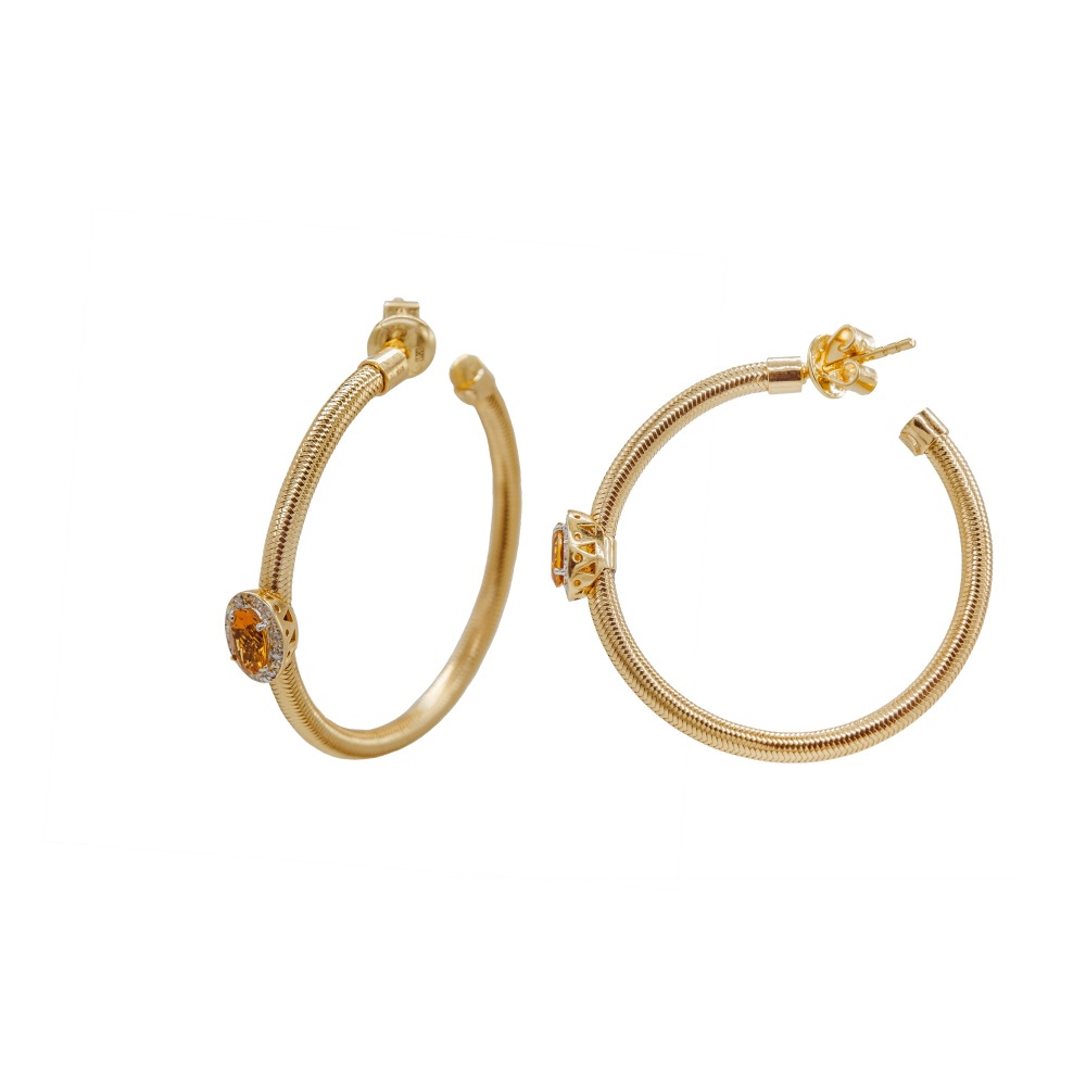 Серьги Ponte Vecchio Nobile citrine Серьги Ponte Vecchio Nobile citrine коллекция 2022-2023
