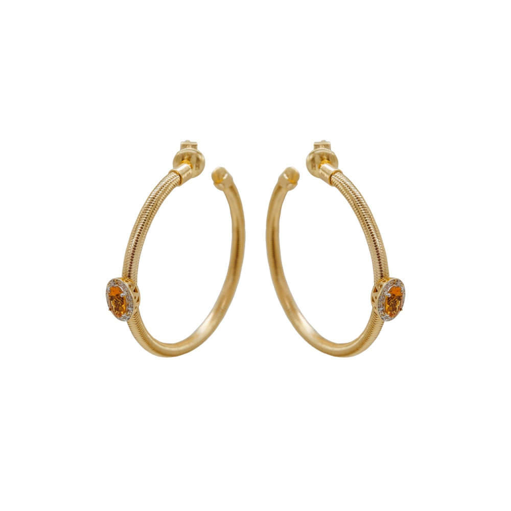 Серьги Ponte Vecchio Nobile citrine Серьги Ponte Vecchio Nobile citrine коллекция 2022-2023