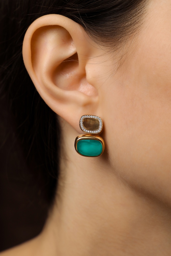 Серьги Roberto Coin Black Jade Серьги Roberto Coin Black Jade коллекция 2022-2023