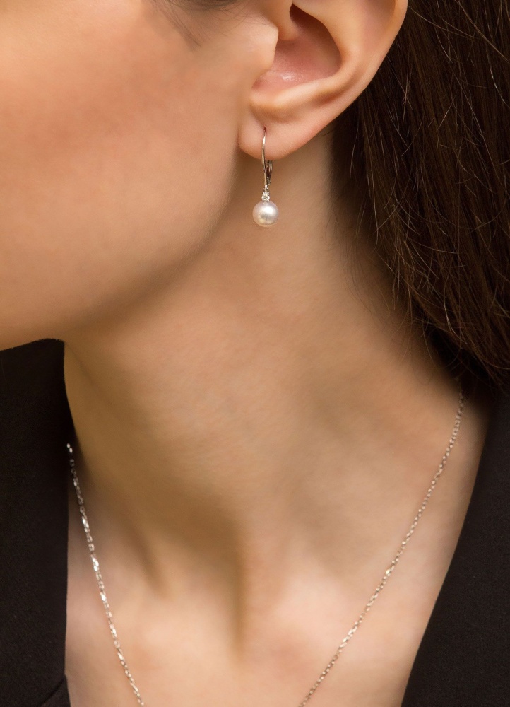 Серьги Mikimoto коллекция 2022-2023