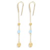 Серьги Nanis Dancing in the Rain Acquamarine коллекция 2022-2026