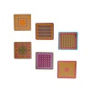 Набор подставок под стаканы  Etro 10х10 6 шт Набор подставок под стаканы  Etro 10х10 6 шт